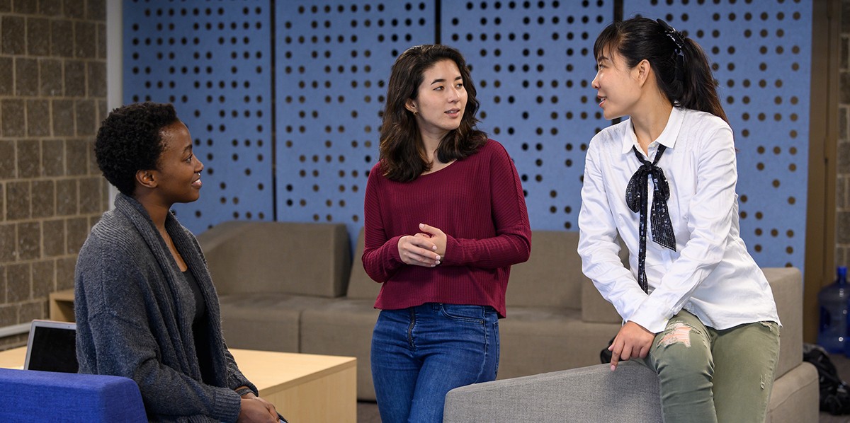 image of students talking 