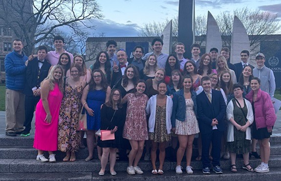 VIBE Students at the Riley Ellipse